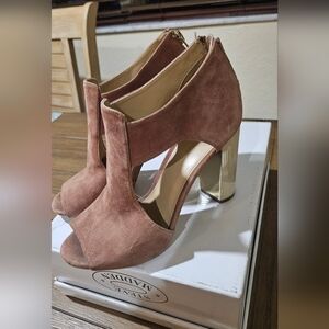 Michael Kors Womens Dusty Rose Paloma Open Toe Shooties Size 6